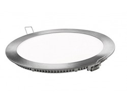 Downlight panel LED Redondo 300mm Níquel 24W